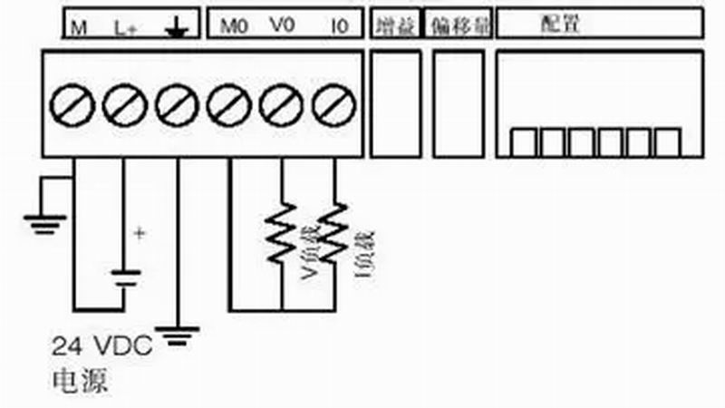 PLC输入输出触点对24V电压正负极之间的电位差